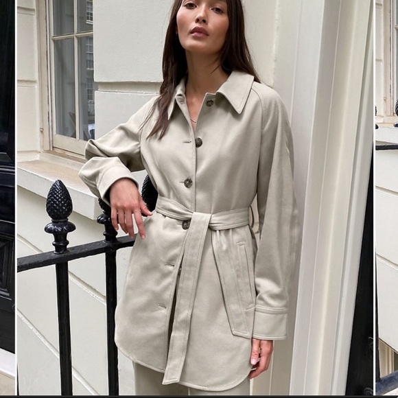 The Group Babaton Balboa Jacket in Cream - Picture 1 of 8